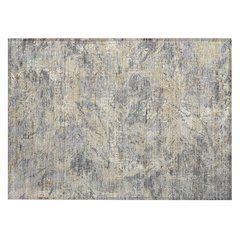 Machine Washable Indoor/Outdoor Chantille ACN2779 Gray 1'8" x 2'6" Rug