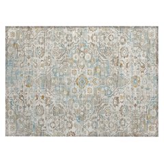 Machine Washable Indoor/Outdoor Chantille ACN2782 Ivory 1'8" x 2'6" Rug