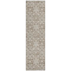 Machine Washable Indoor/Outdoor Chantille ACN2783 Brown 2'3" x 7'6" Runner Rug