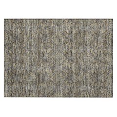 Machine Washable Indoor/Outdoor Chantille ACN2783 Black 1'8" x 2'6" Rug