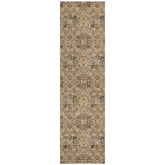 Machine Washable Indoor/Outdoor Chantille ACN2783 Orange 2'3" x 7'6" Runner Rug
