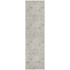 Machine Washable Indoor/Outdoor Chantille ACN2783 Ivory 2'3" x 7'6" Runner Rug