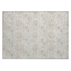 Machine Washable Indoor/Outdoor Chantille ACN2783 Ivory 1'8" x 2'6" Rug