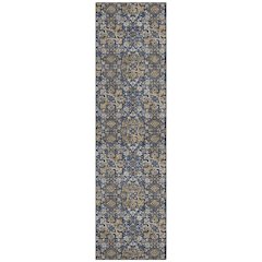 Machine Washable Indoor/Outdoor Chantille ACN2783 Blue 2'3" x 7'6" Runner Rug
