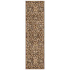 Machine Washable Indoor/Outdoor Chantille ACN2783 Orange 2'3" x 7'6" Runner Rug