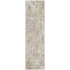 Machine Washable Indoor/Outdoor Chantille ACN2784 Ivory 2'3" x 7'6" Runner Rug