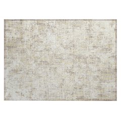 Machine Washable Indoor/Outdoor Chantille ACN2784 Ivory 1'8" x 2'6" Rug