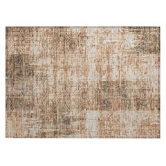 Machine Washable Indoor/Outdoor Chantille ACN2785 Orange 1'8" x 2'6" Rug