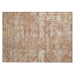 Machine Washable Indoor/Outdoor Chantille ACN2785 Orange 1'8" x 2'6" Rug