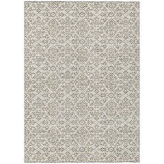 Machine Washable Indoor/Outdoor Chantille ACN2787 Ivory 3' x 5' Rug