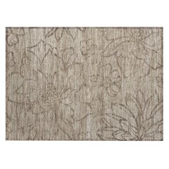 Machine Washable Indoor/Outdoor Chantille ACN2789 Brown 1'8" x 2'6" Rug