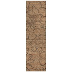 Machine Washable Indoor/Outdoor Chantille ACN2789 Orange 2'3" x 7'6" Runner Rug