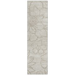 Machine Washable Indoor/Outdoor Chantille ACN2789 Ivory 2'3" x 7'6" Runner Rug