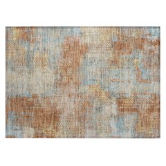Machine Washable Indoor/Outdoor Chantille ACN2790 Orange 1'8" x 2'6" Rug