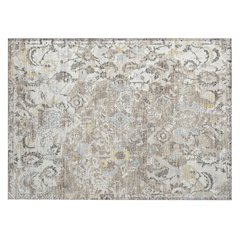 Machine Washable Indoor/Outdoor Chantille ACN2791 Ivory 1'8" x 2'6" Rug