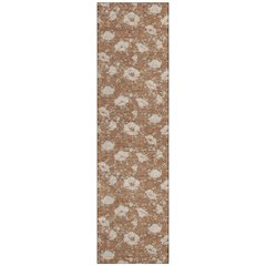 Machine Washable Indoor/Outdoor Chantille ACN2792 Orange 2'3" x 7'6" Runner Rug
