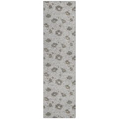 Machine Washable Indoor/Outdoor Chantille ACN2792 Gray 2'3" x 7'6" Runner Rug