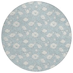 Machine Washable Indoor/Outdoor Chantille ACN2792 Blue 8' x 8' Round Rug