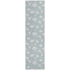 Machine Washable Indoor/Outdoor Chantille ACN2792 Blue 2'3" x 7'6" Runner Rug