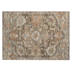 Machine Washable Indoor/Outdoor Chantille ACN2793 Brown 1'8" x 2'6" Rug