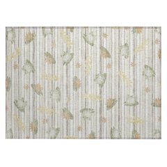 Machine Washable Indoor/Outdoor Chantille ACN2795 Ivory 1'8" x 2'6" Rug
