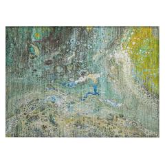 Chantille ACN588 Teal 1'8" x 2'6" Rug