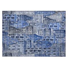 Chantille ACN600 Blue 1'8" x 2'6" Rug