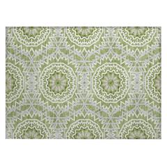 Chantille ACN619 Green 1'8" x 2'6" Rug
