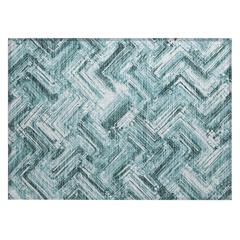 Chantille ACN630 Teal 1'8" x 2'6" Rug