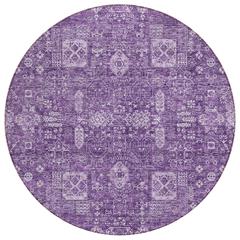 Chantille ACN637 Purple 8' x 8' Rug