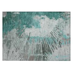 Chantille ACN645 Teal 1'8" x 2'6" Rug