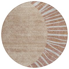 Chantille ACN668 Orange 8' x 8' Rug