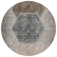 Chantille ACN679 Brown 8' x 8' Rug