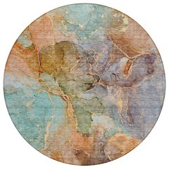 Chantille ACN689 Orange 8' x 8' Rug