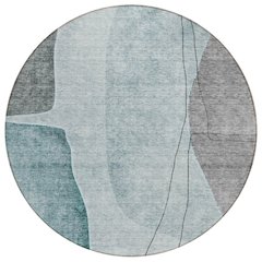 Chantille ACN696 Teal 8' x 8' Rug