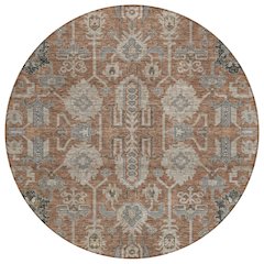 Chantille ACN697 Orange 8' x 8' Rug