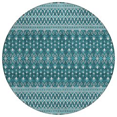 Chantille ACN708 Teal 8' x 8' Rug