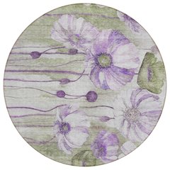 Chantille ACN712 Purple 8' x 8' Rug