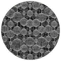 Chantille ACN732 Black 8' x 8' Rug