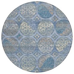 Chantille ACN738 Blue 8' x 8' Rug
