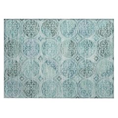 Chantille ACN738 Teal 1'8" x 2'6" Rug