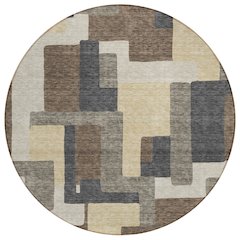 Chantille ACN740 Brown 8' x 8' Rug