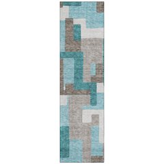 Chantille ACN740 Teal 2'3" x 7'6" Rug