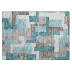 Chantille ACN740 Teal 1'8" x 2'6" Rug