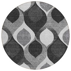 Chantille ACN749 Black 8' x 8' Rug