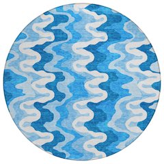 Chantille ACN750 Blue 8' x 8' Rug