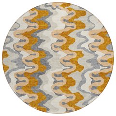 Chantille ACN750 Orange 8' x 8' Rug