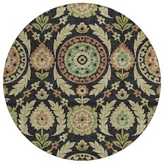 Chantille ACN751 Black 8' x 8' Rug