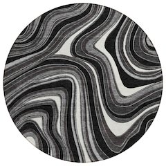 Chantille ACN756 Black 8' x 8' Rug