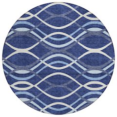 Chantille ACN757 Blue 8' x 8' Rug
